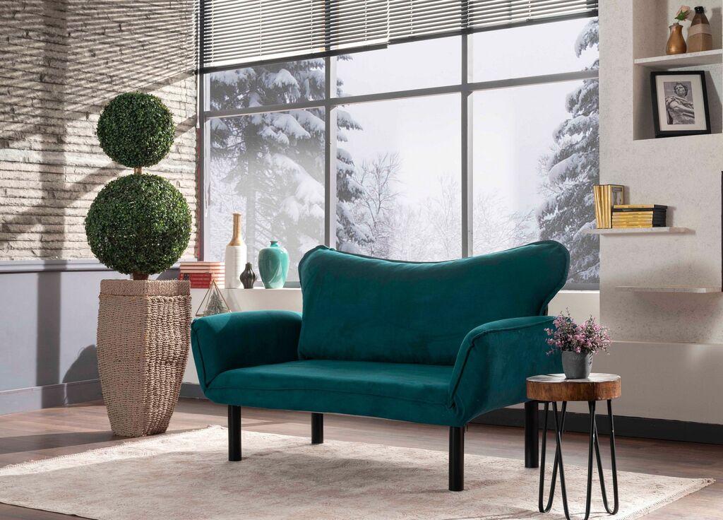 Atelier del Sofa Chatto Sofa, Petrolej