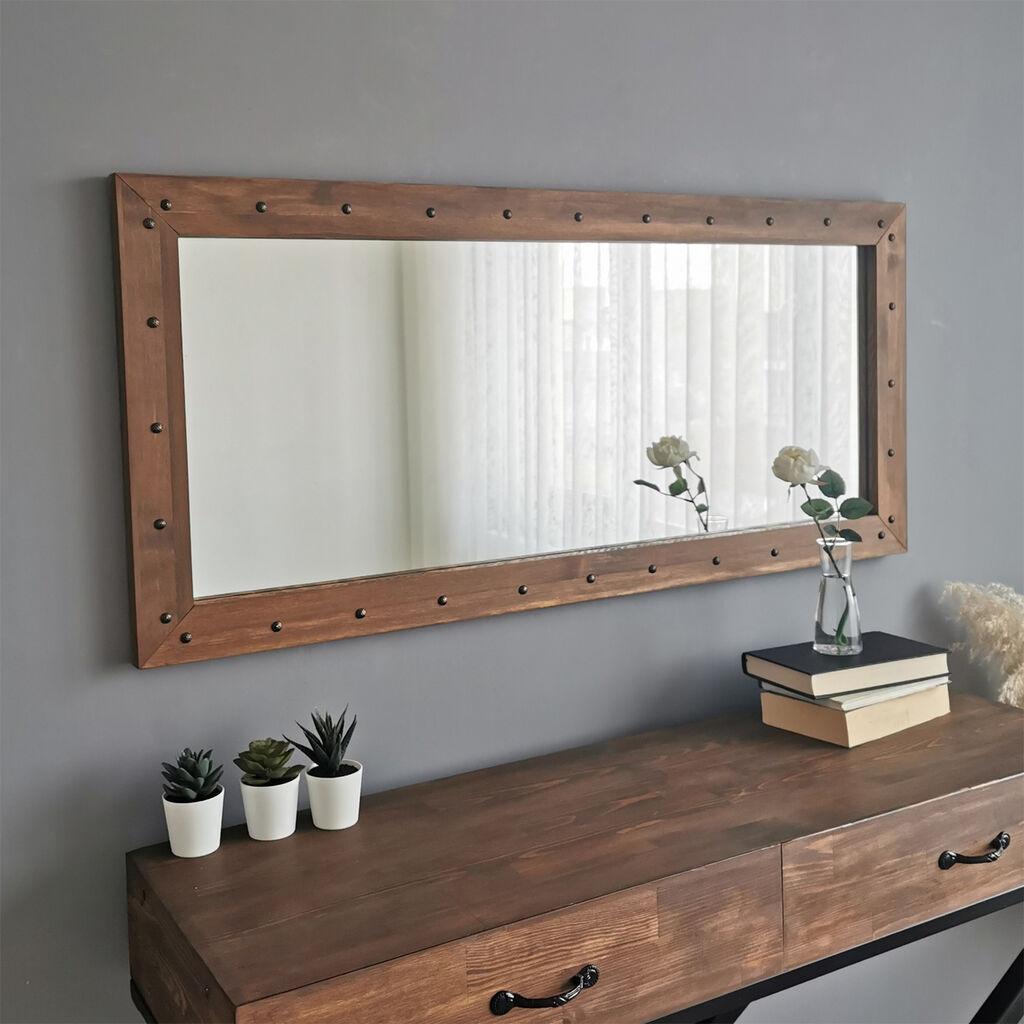 Hanah Home Ogledalo Z11050CV, 110x50cm, Braon