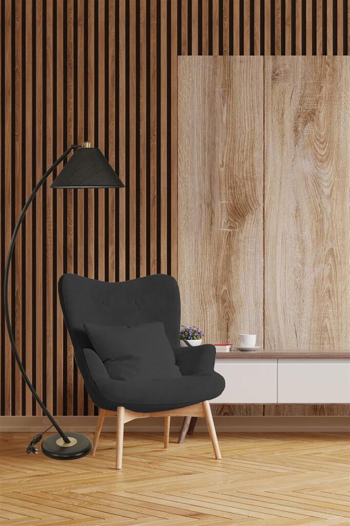 Opviq Hilal 534LUN4196 Podna lampa, Crna