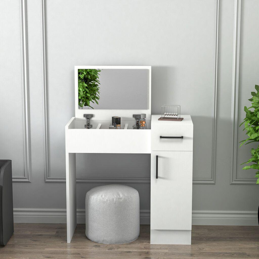 Hanah Home Sto za šminkanje 74,2x107,5x37,6cm Beli