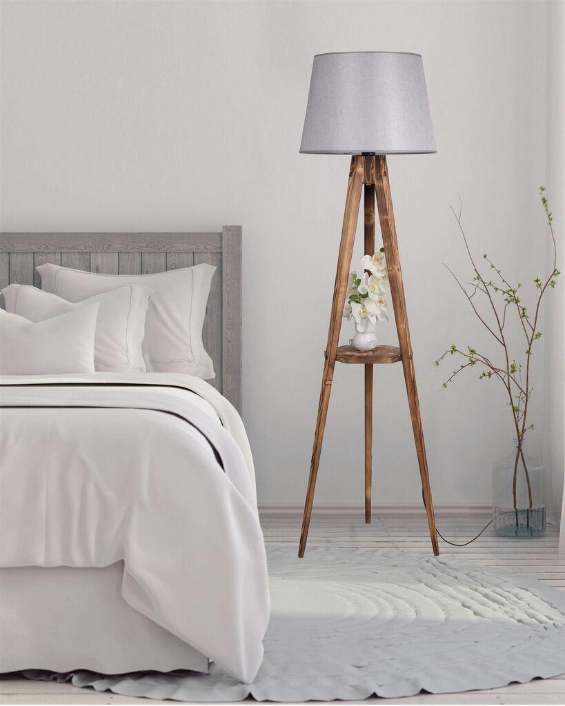 Opviq Podna lampa, 160 cm, E27, Siva