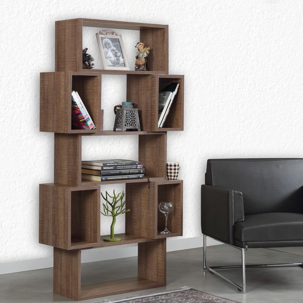 Hanah Home Polica 84x160x30cm Smeđa