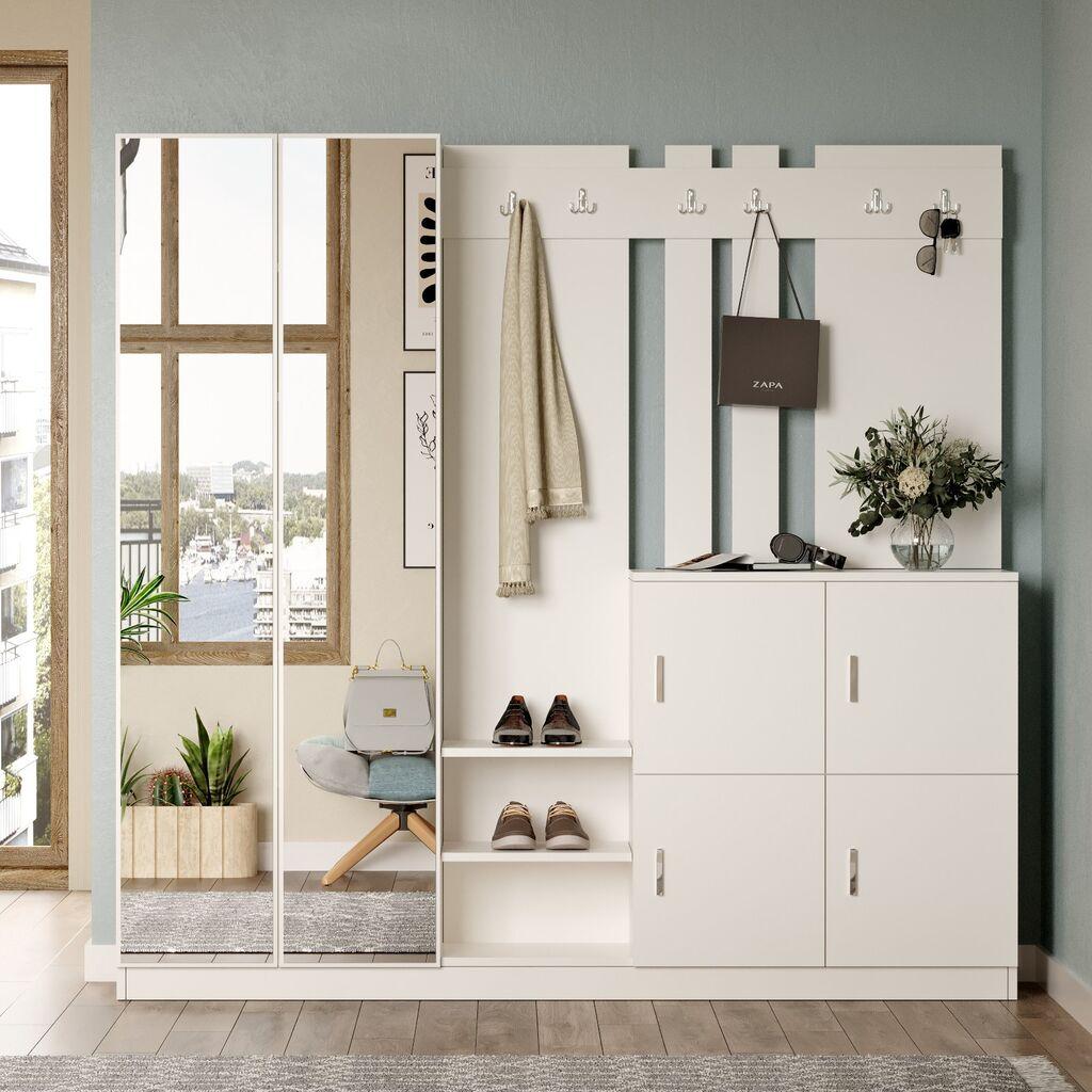 Hanah Home Komplet predsoblje, Beli