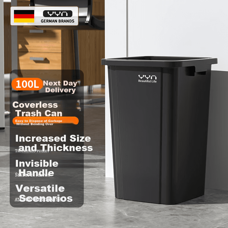Kanta za otpatke, 100 L, Crna