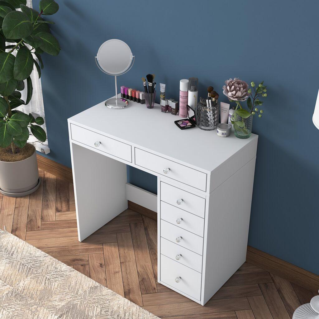 Hanah Home Sto za šminkanje 90x81,6x44,5cm Beli