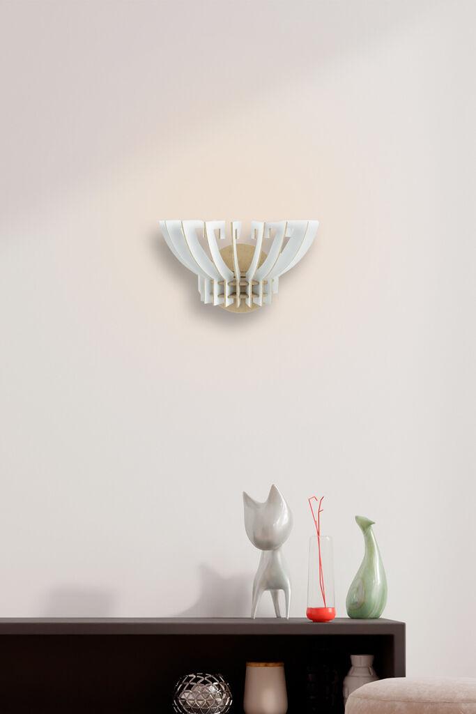 Opviq Zidna lampa E27 Socket, Bela