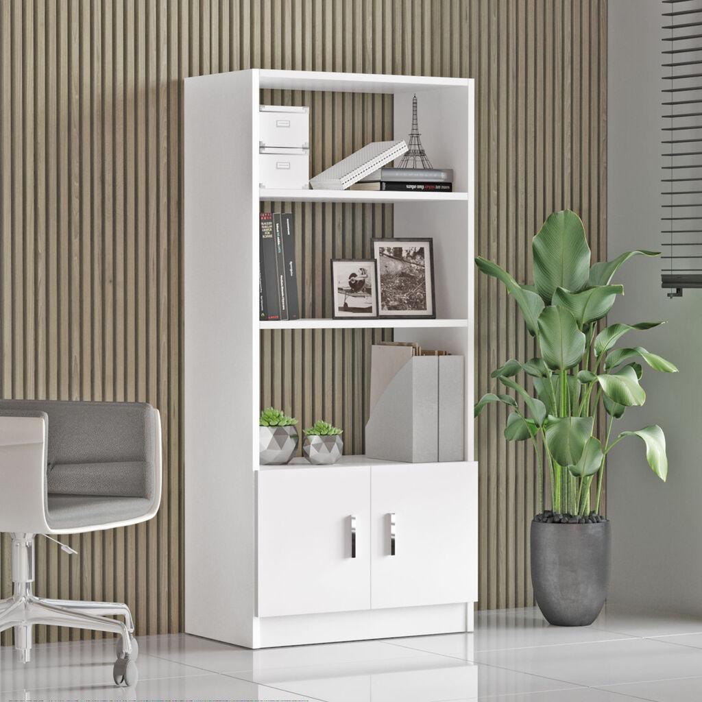Hanah Home Polica 64x140x35,5cm Bela
