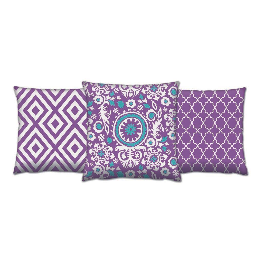Aberto Design Set 3 jastuka 43x43cm Šareni