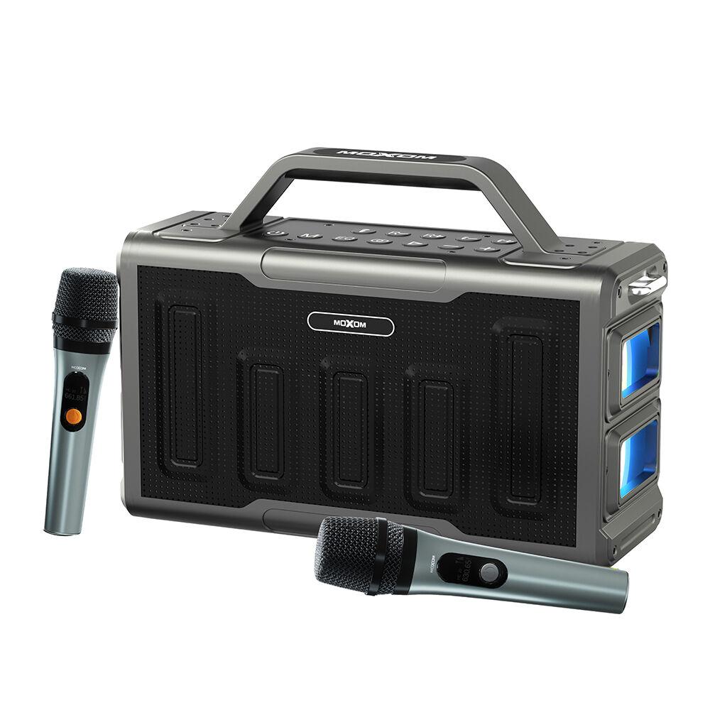 Moxom Bluetooth zvučnik MX-SK89, 120W, 2 mikrofona, Crni