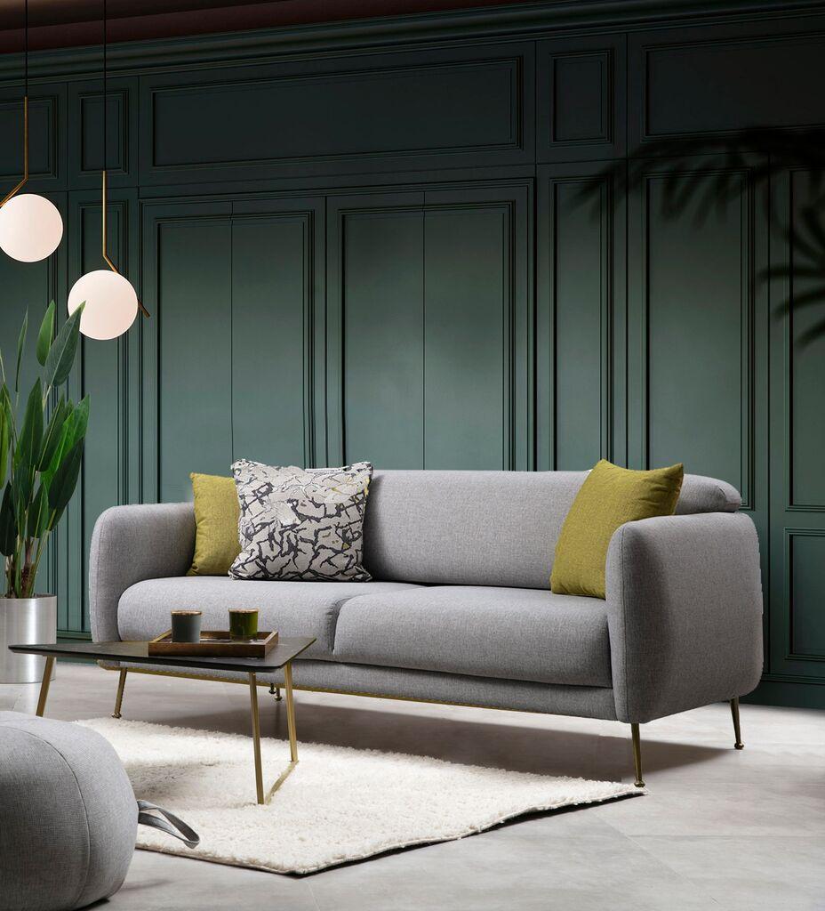Atelier del Sofa Trosed na razvlačenje Sevilla 98x85x214cm Sivi