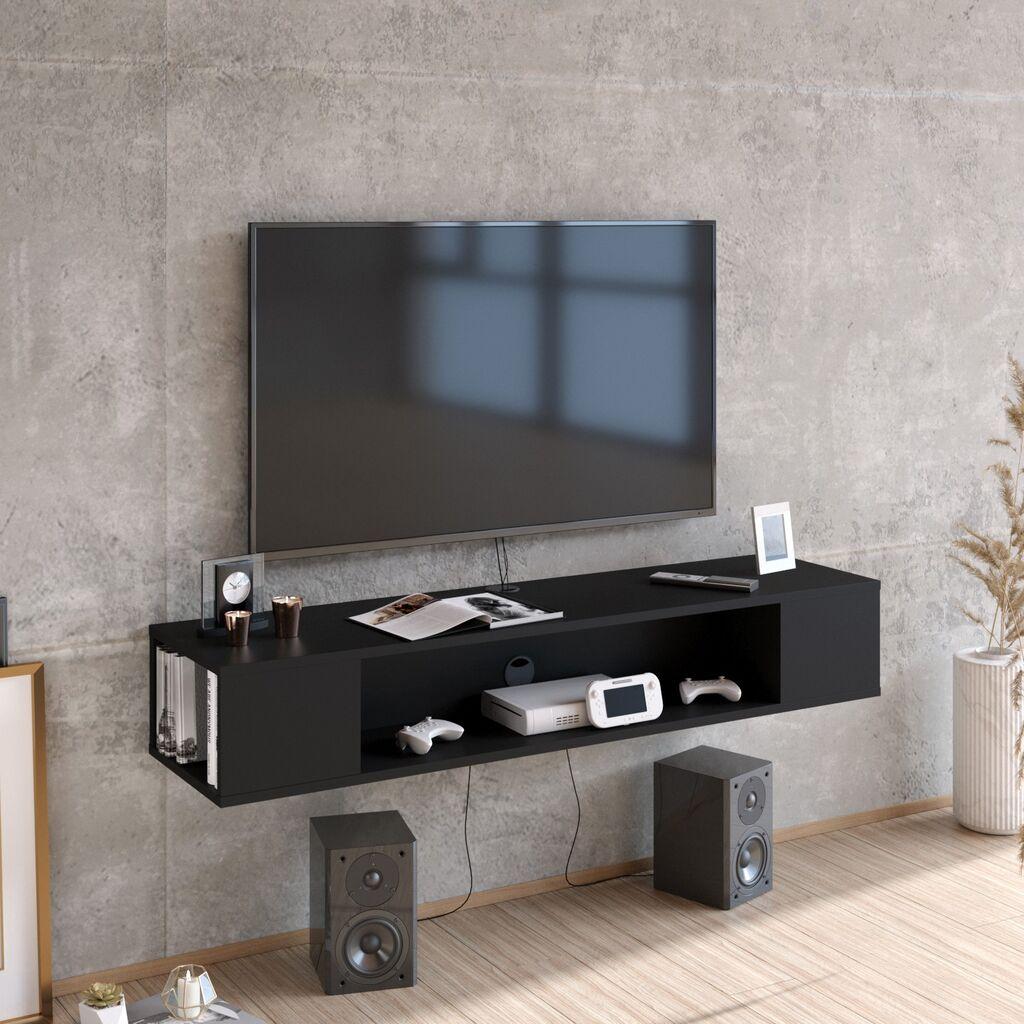 Hanah Home Peti TV polica, Crna