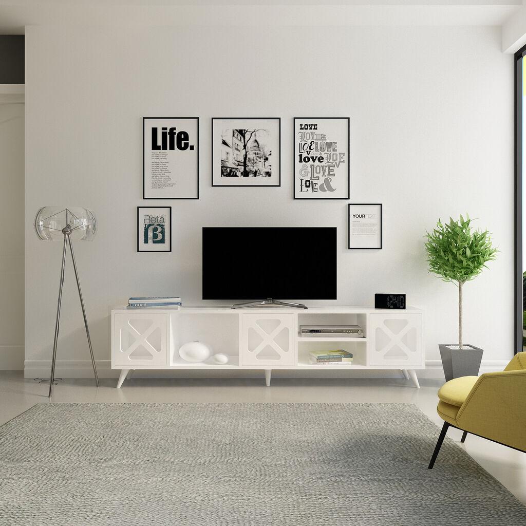 Hanah home TV Komoda Sinef Bela