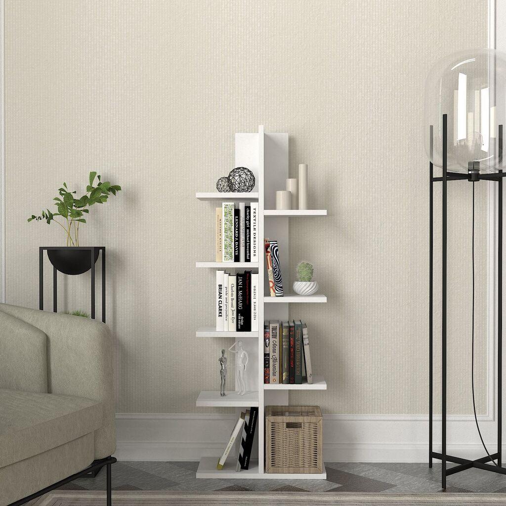 Hanah Home Tree Polica za knjige, Bela