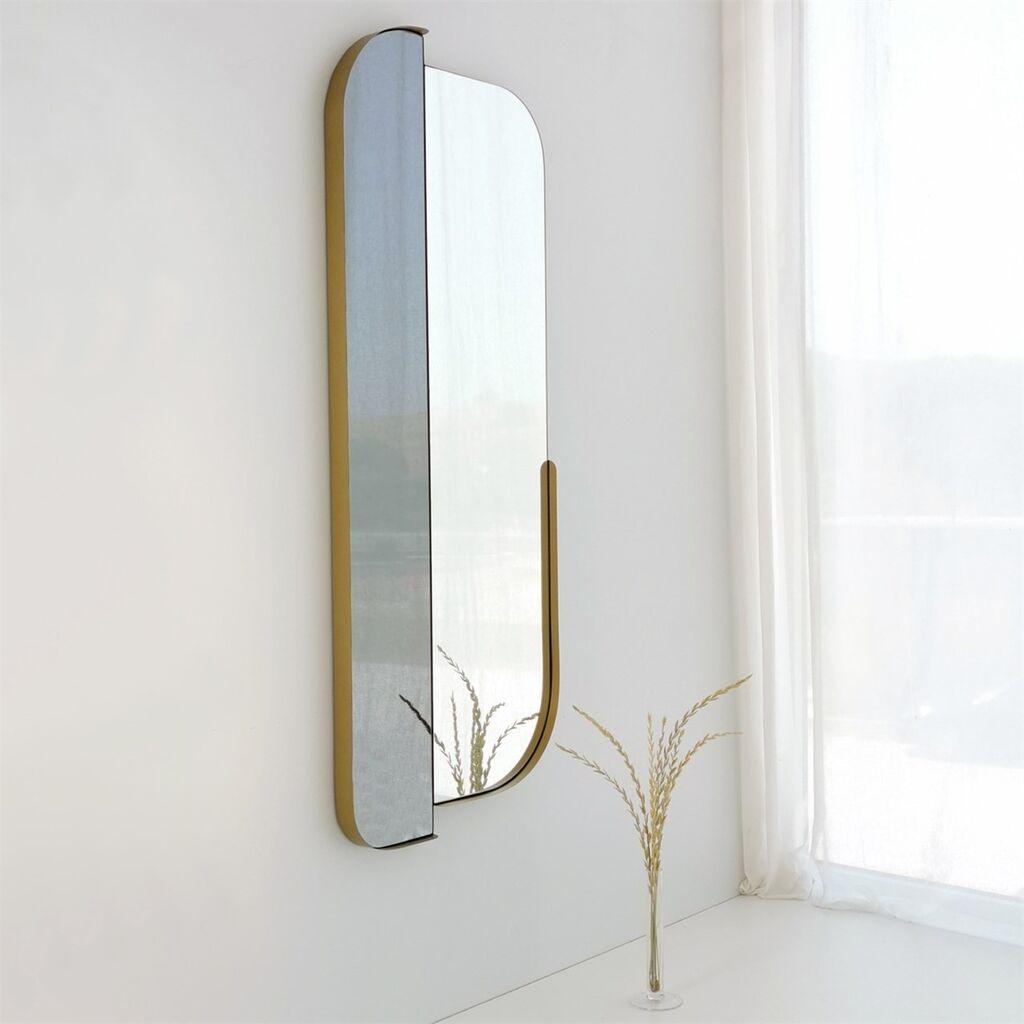 Hanah Home Ogledalo Day & Night Gold, 60x130cm