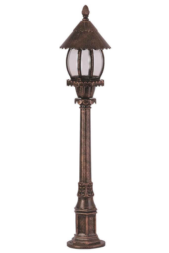 Opviq Spoljna lampa BSU-68184-BKR-B, 100 cm, Podna, E27, IP65, 60W, Braon
