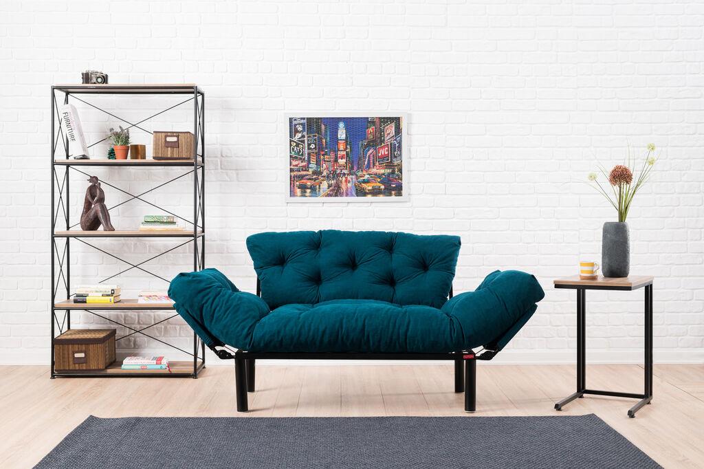 Atelier del Sofa Dvosed Nitta, 155x85x70 cm, Tirkizni