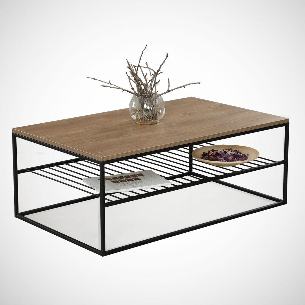 Hanah Home Etna Klub sto, 95x43x55cm, Braon
