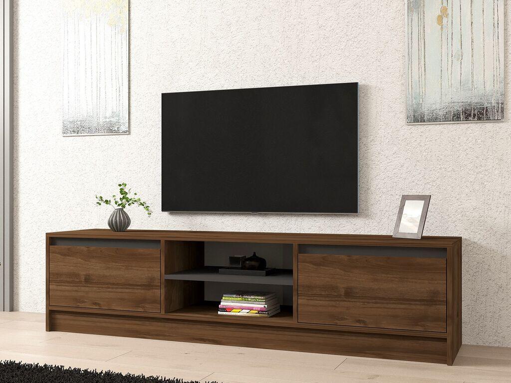 Hanah Home Olca TV polica, Braon-TamnoSiva