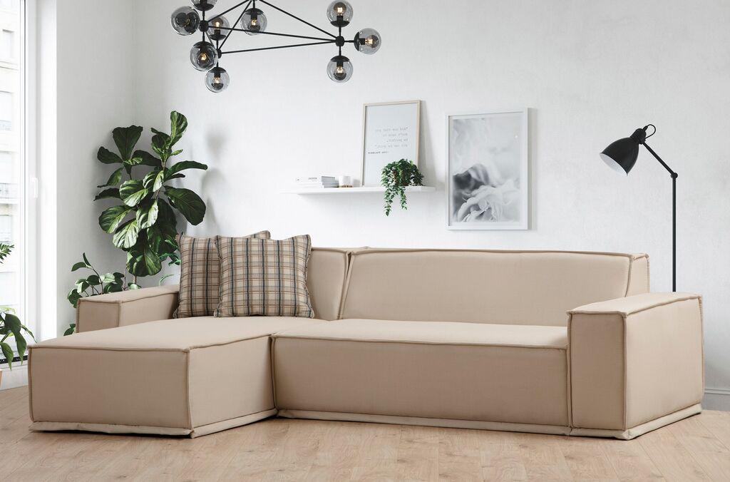 Atelier del Sofa Ugaona garnitura Lego 100x72x167cm Krem