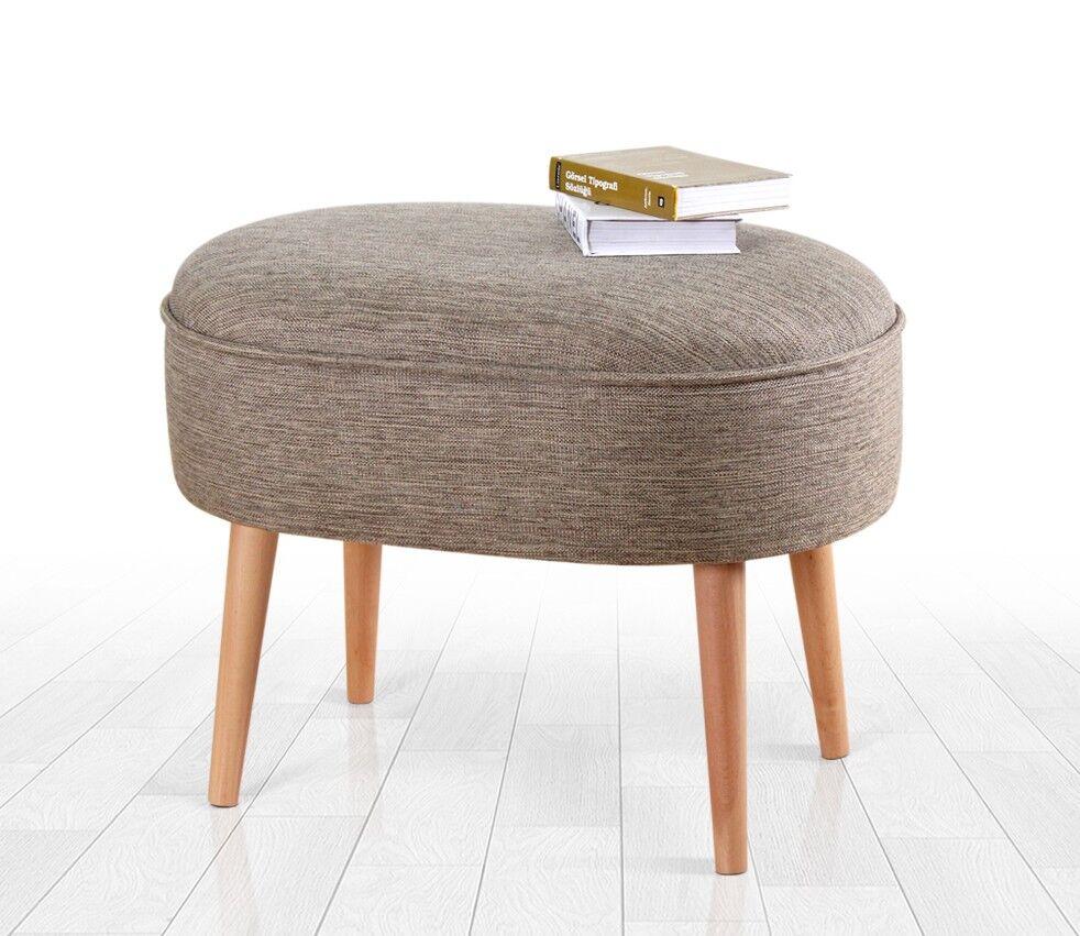 Atelier del Sofa Timoon Tabure, 63x47x44cm, kafe