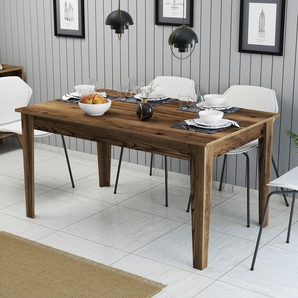 Hanah Home Milan 516 Trpezarijski sto, Braon