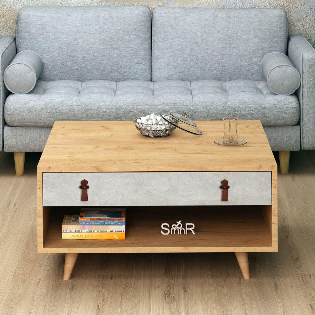 Hanah Home Brida Klub sto, 80x40x80cm, Braon