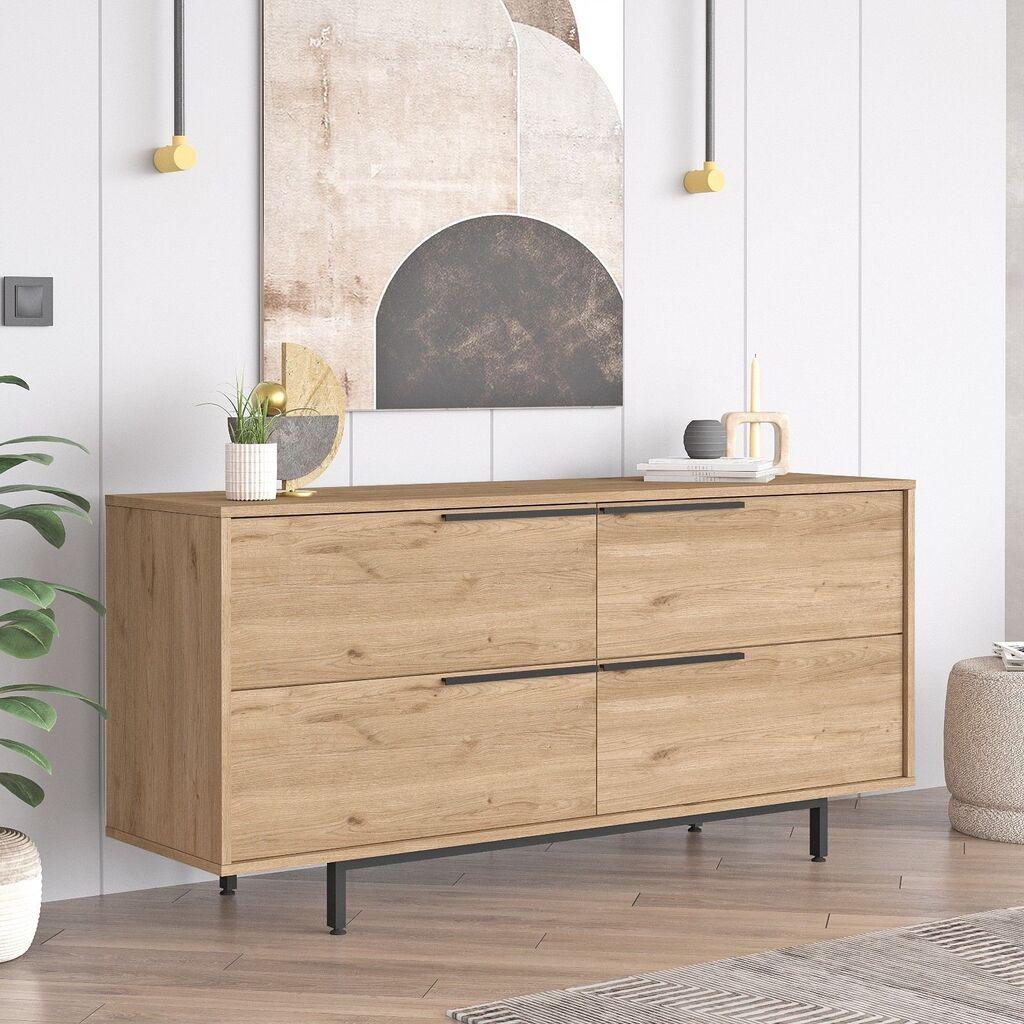 Hanah Home ON3 S Komoda, Braon