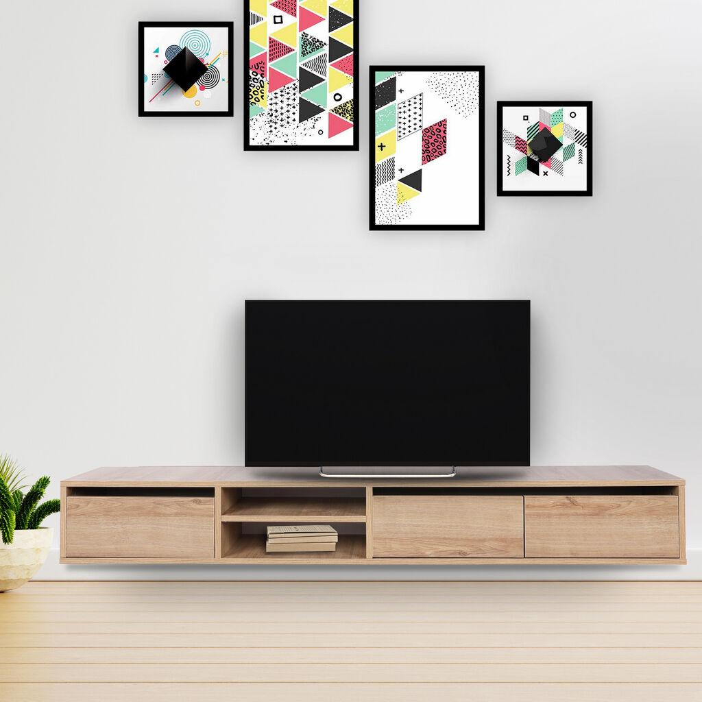 Hanah home TV Komoda Rust Hrast