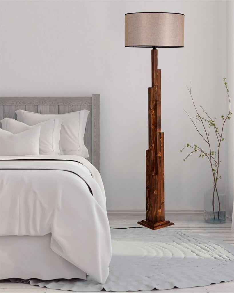 Opviq Kule Ceviz 534LUN2222 Podna lampa, Siva