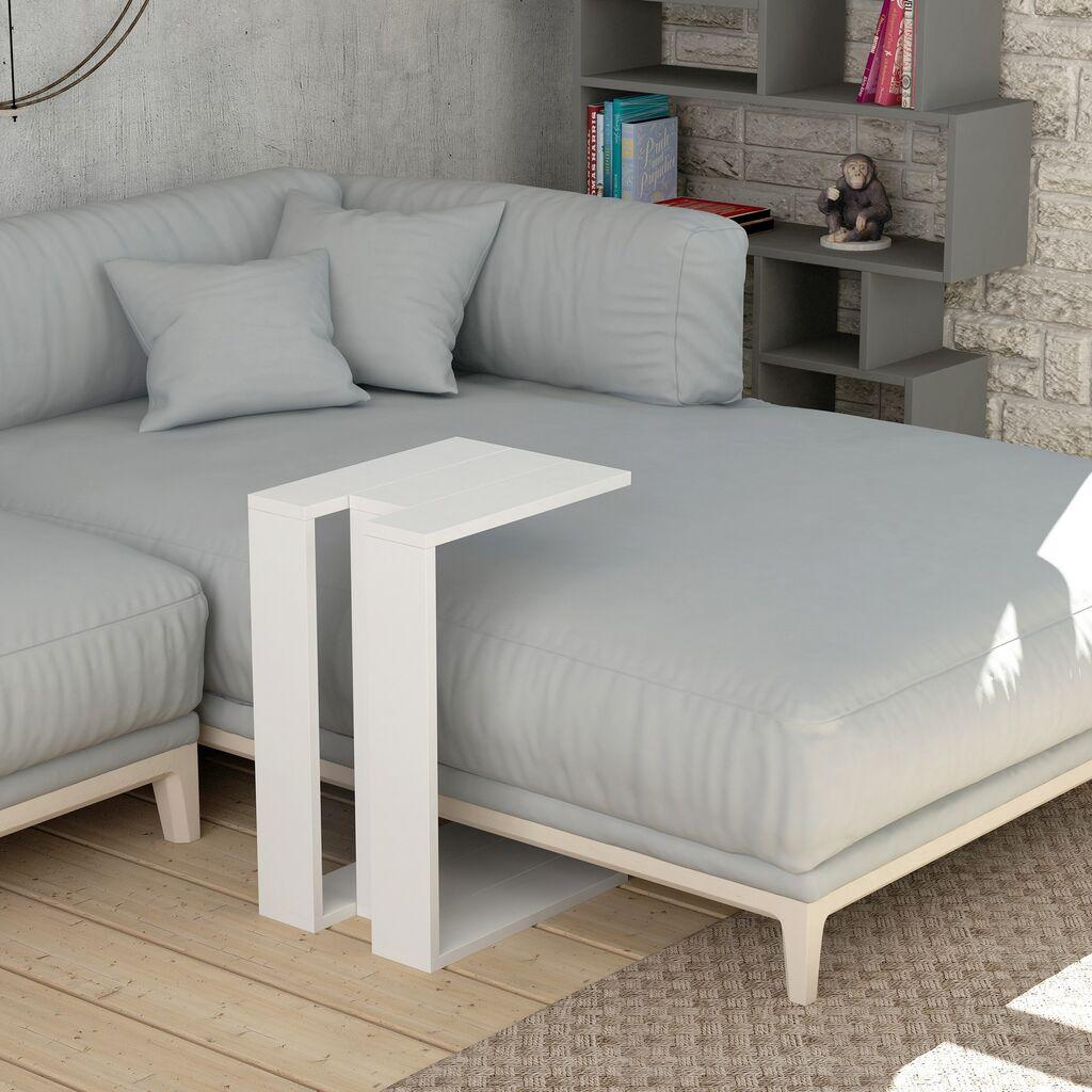 Hanah Home Pomoćni stočić Muju, Beli