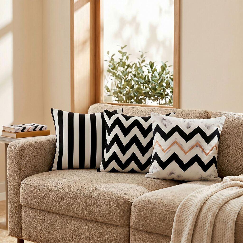 Aberto Design Set 3 jastučnice 43x43cm Šareni