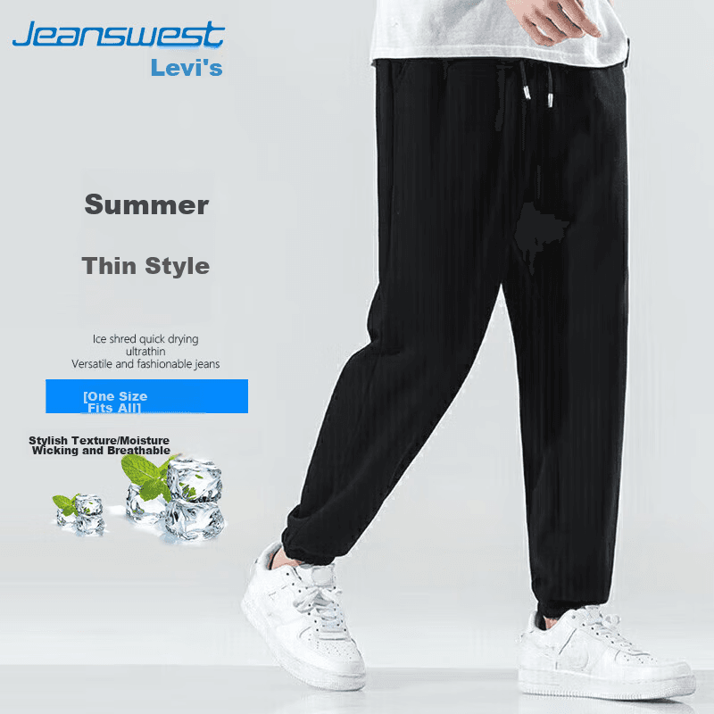 Jeanswest Muški donji deo trenerke, Crni