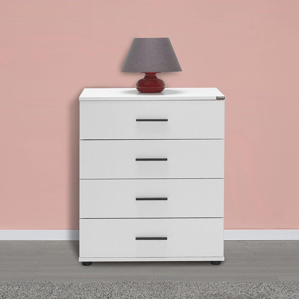 Hanah Home Komoda 65x78x41cm Bela