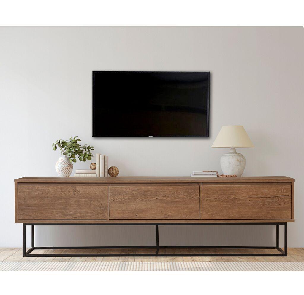 Hanah Home Milo 180 863SPH5106 TV polica, Braon