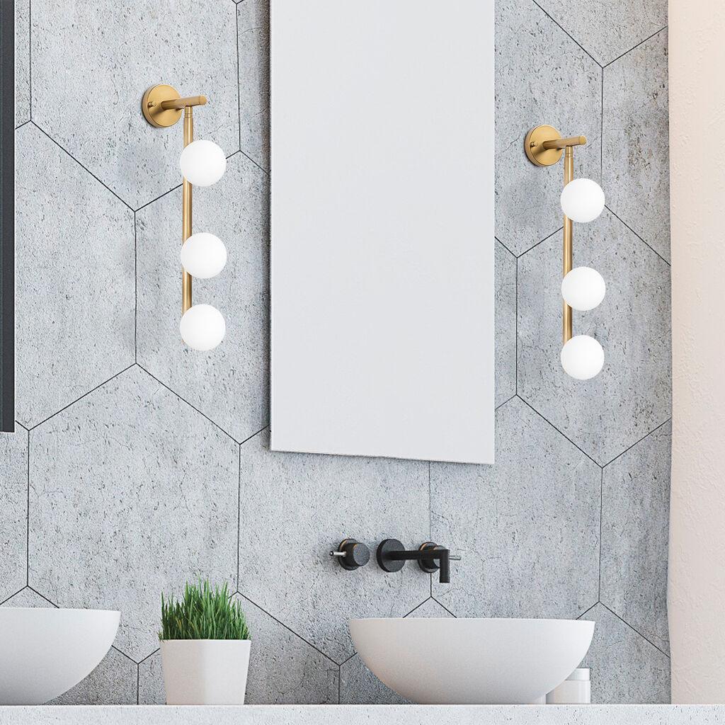 Opviq Domino 11045 Zidna lampa, Bronza