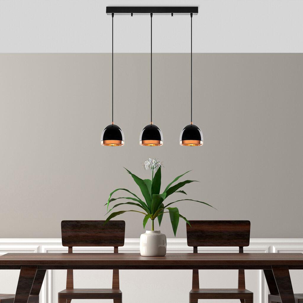 Opviq Luster Mugo-10639, 62x17x110 cm, 3xE27, IP20, Crni
