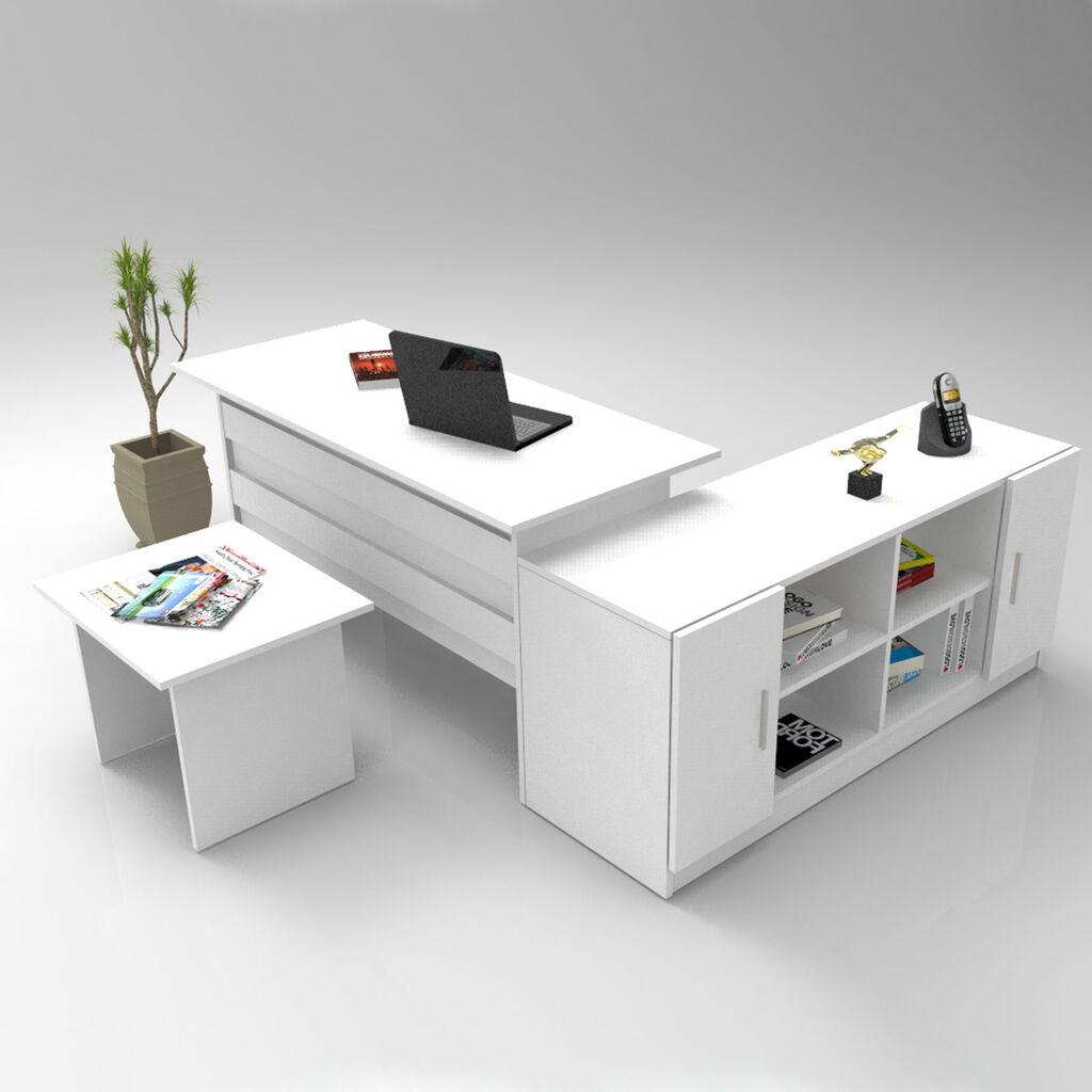 Hanah Home Kancelarijski set Beli