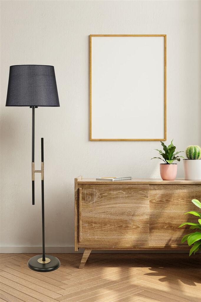 Opviq 534LUN4335 Podna lampa, Crna