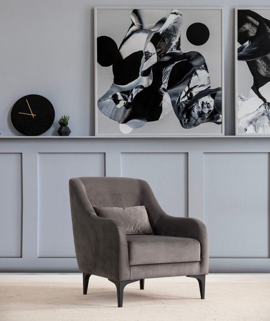 Atelier del Sofa Fotelja Astana 60​x81x72cm Antracit