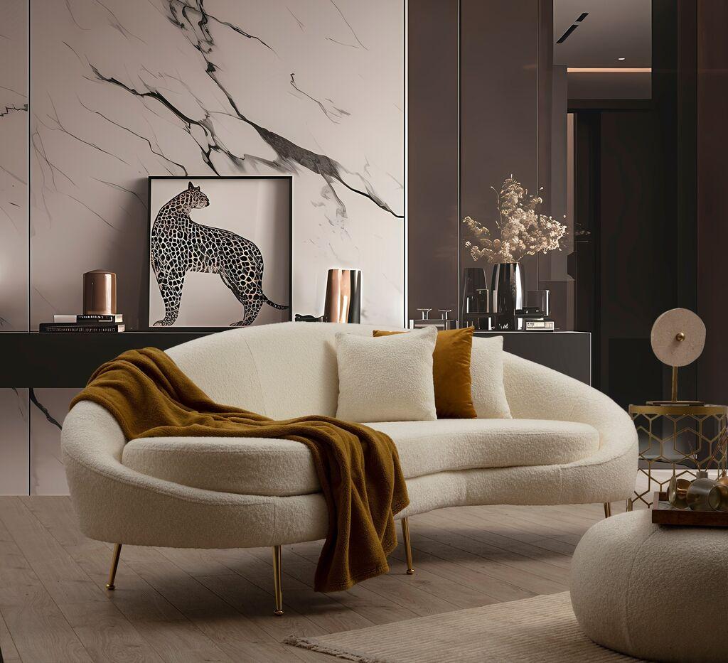 Atelier del Sofa Eses Sofa, Krem