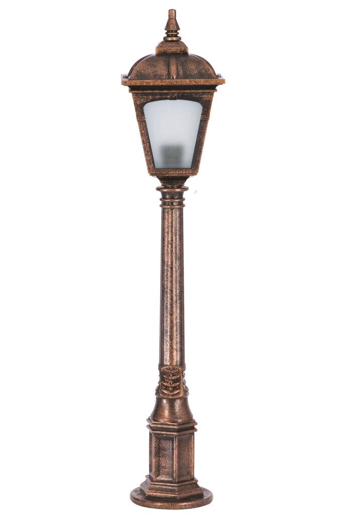 Opviq Spoljna lampa BSU-68185-BKR-M2-B, 100 cm, Podna, IP65, E27, 60W, Braon