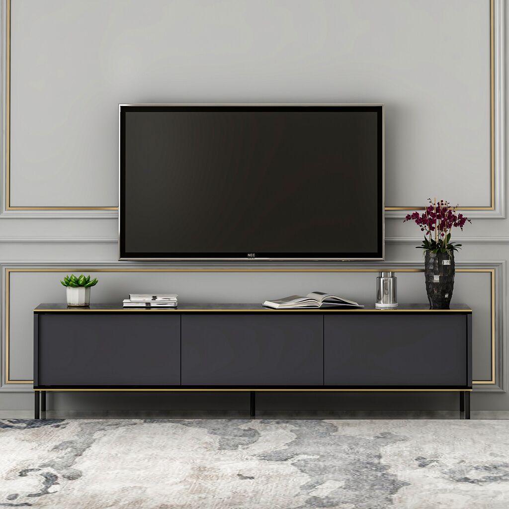 Hanah home TV Komoda Imaj Antracit