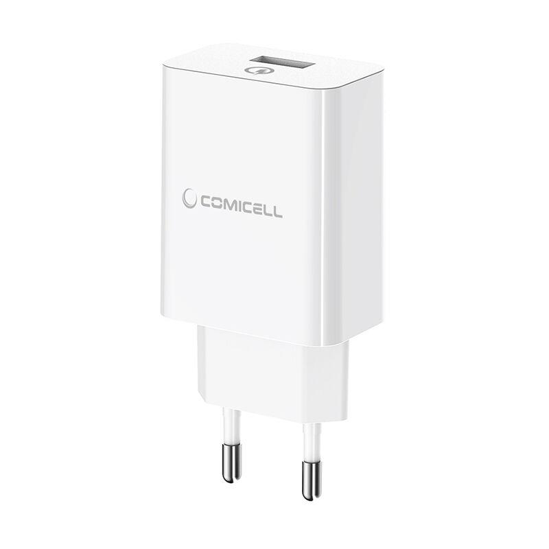 Superior Adapter punjača Comicell CO-BA21A Fast QC3.0 18W 3A, Beli