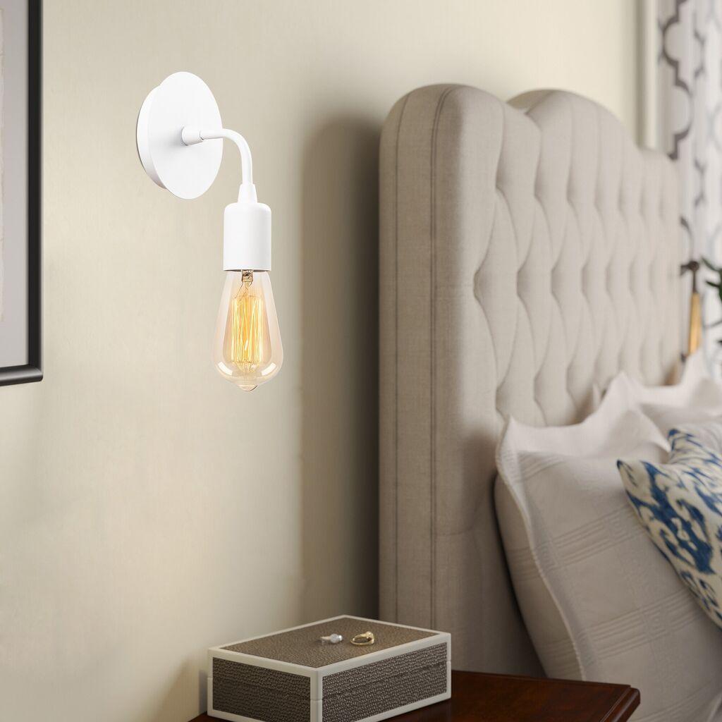 Opviq Zidna lampa E27 Socket, Bela