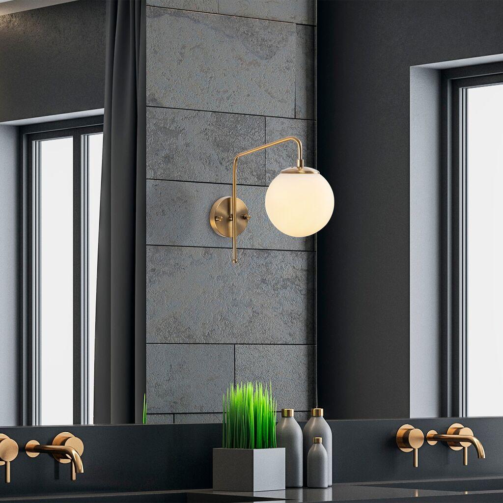 Opviq Zidna lampa E14 Socket, Bronzana