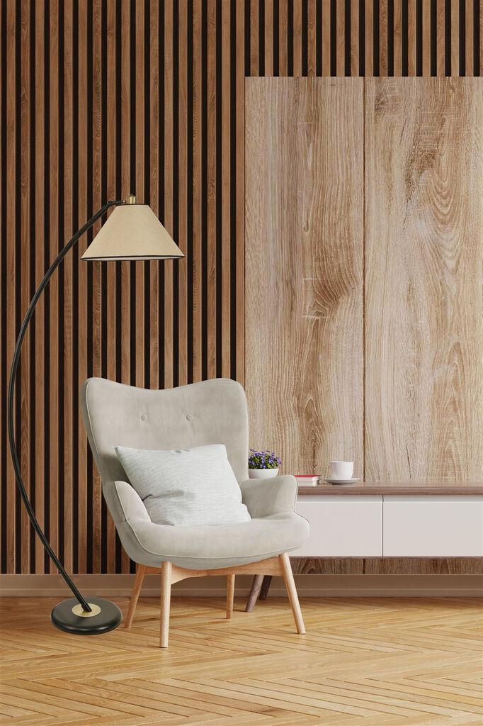 Opviq Podna lampa Hilal, 170 cm, E27, Crna