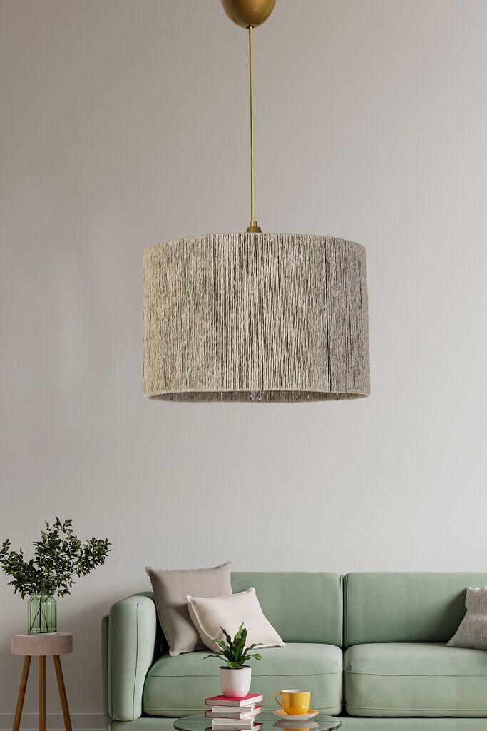 Opviq Luster YL244, 20cm, 30 cm, E27, 60 cm Kabl, Sivi