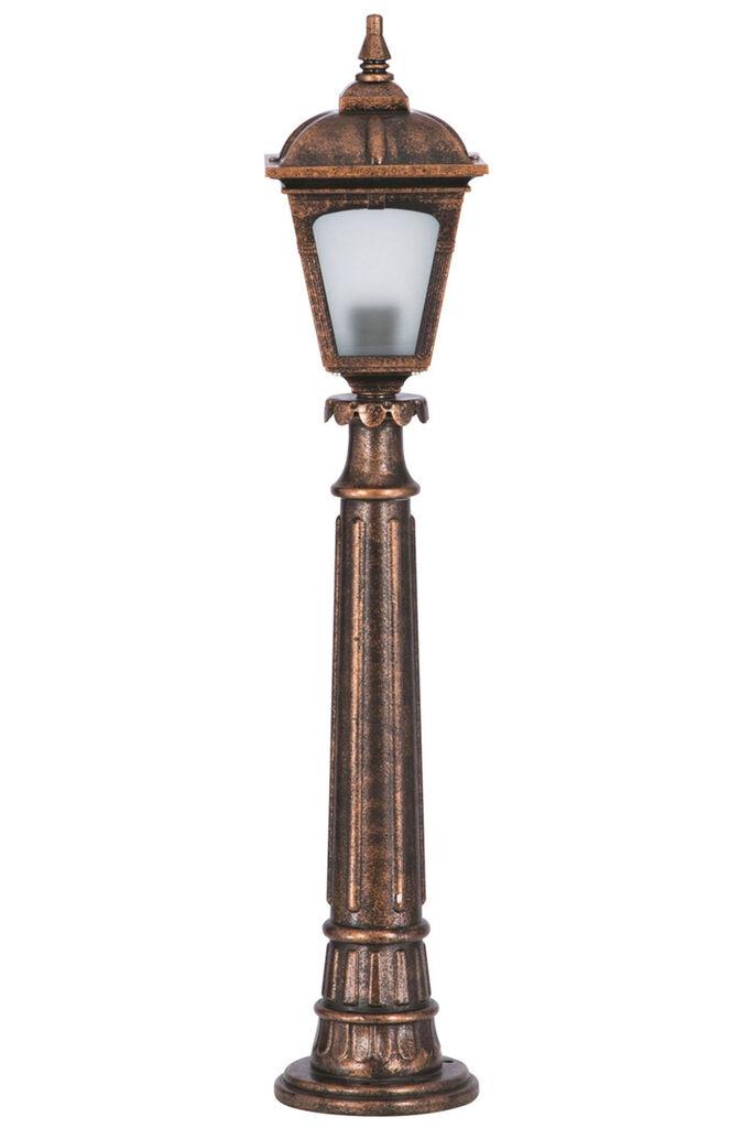 Opviq Spoljna lampa BSU-68185-BKR-M1-B, 100 cm, Podna, IP65, E27, 60W, Braon