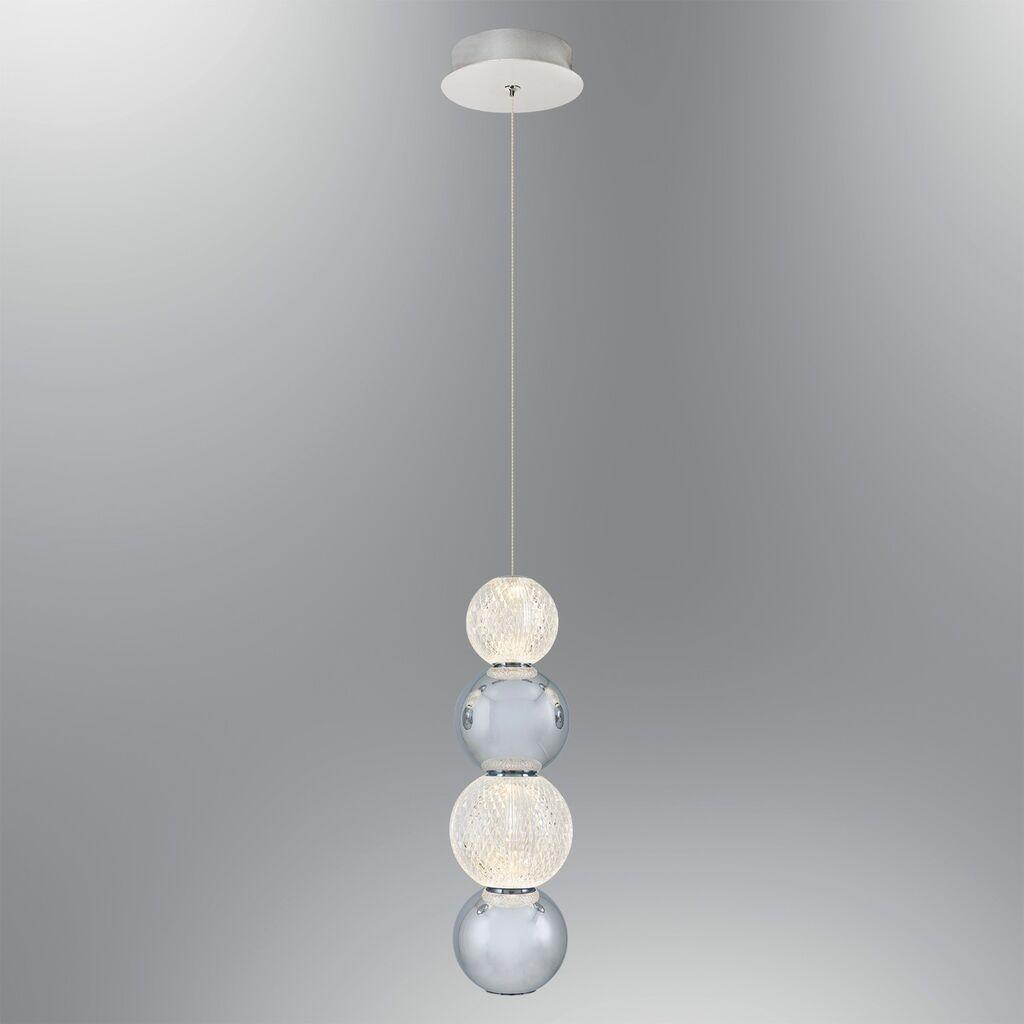 Opviq Luster L1404, 120cm, 12 cm 1x7W, LED, 3000K, Srebrne boje