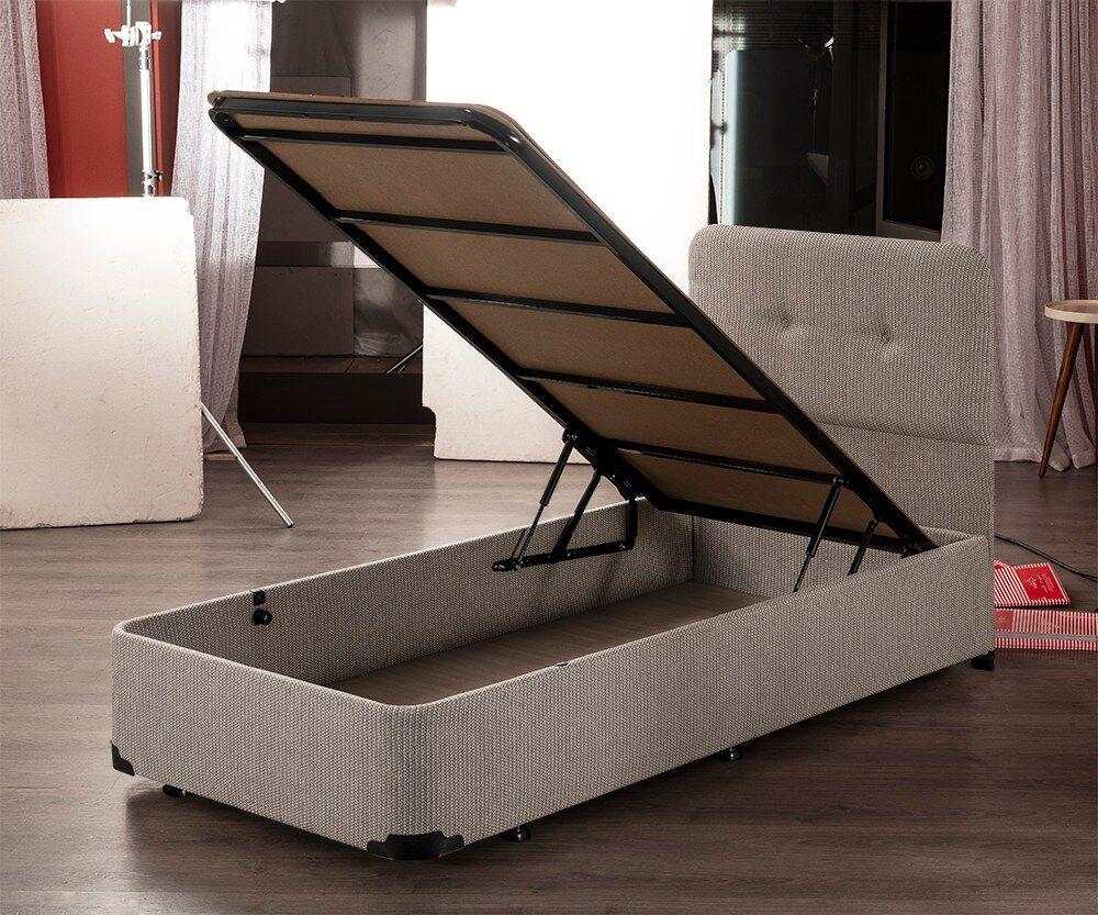 Hanah home Krevet Luna, 90x36x190cm, Bež